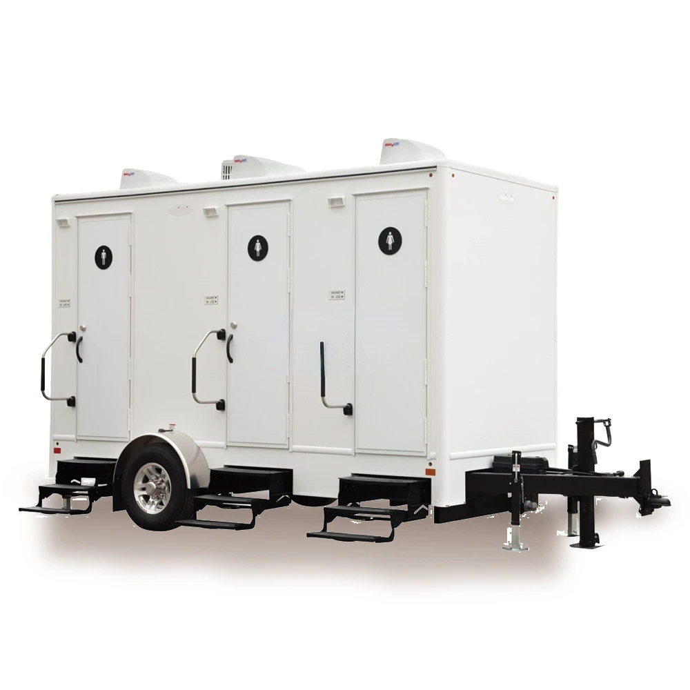 Portable Toilet Containers Portable Restroom Trailer Ramp  Bathroom Unit Shower