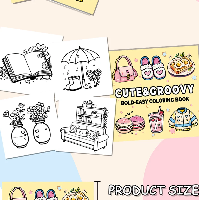 Cozy Hawaii Coloring Books, Tropical Scenes, Easy Coloring, For Home Parent - Child DIY, Relax, Unwind, Boost Creativity