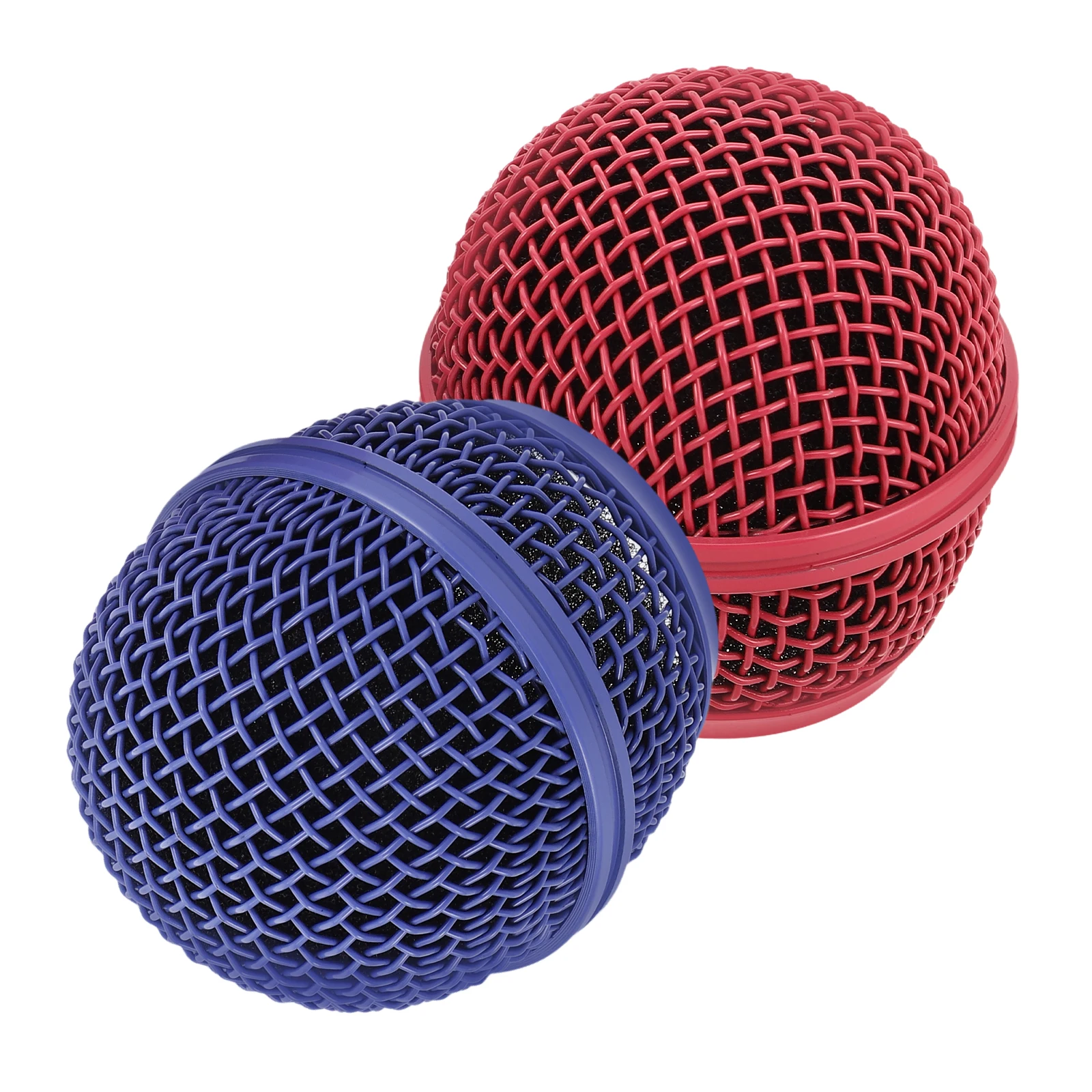 

2 pcs Microphone Mesh Head Metal Accessories Durable Replacement Grille for Ball Easy Installation Protective Cover