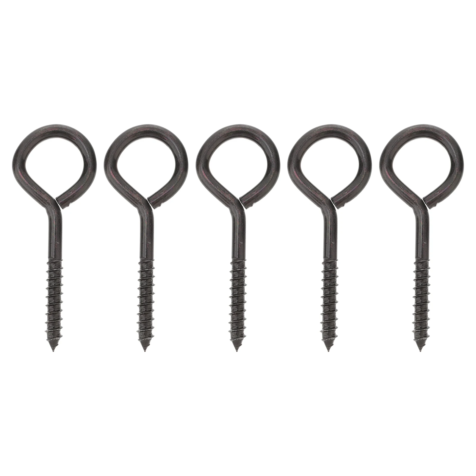 

5pcs Anti rust Metal Screws Heavy Duty Eye Bolts Self tapping Screw Hooks Long term Use Reliable
