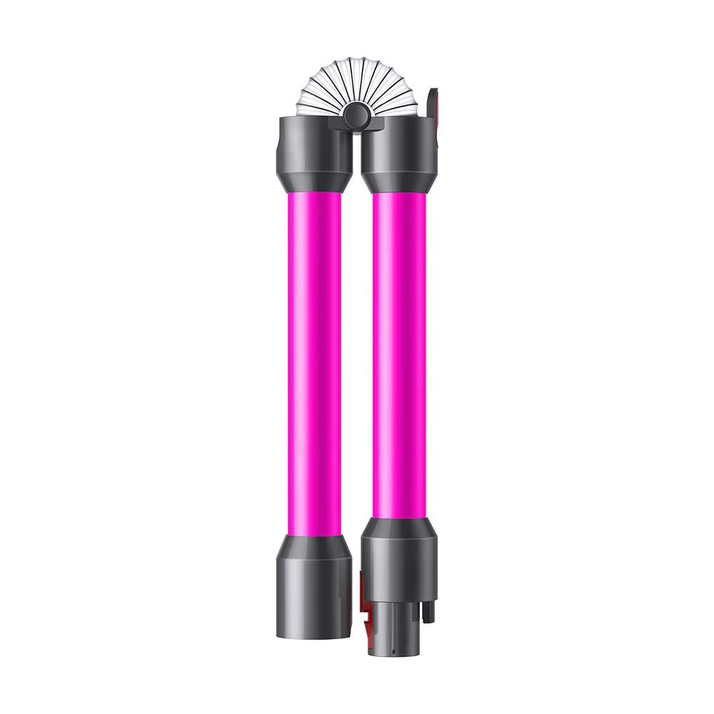 Rose Roze Flexibel en Buigbaar Voor Dyson Opvouwbare Verlengbuis V7 V8 V10 V11 V15 Draadloze Stofzuiger Quick Release Wand
