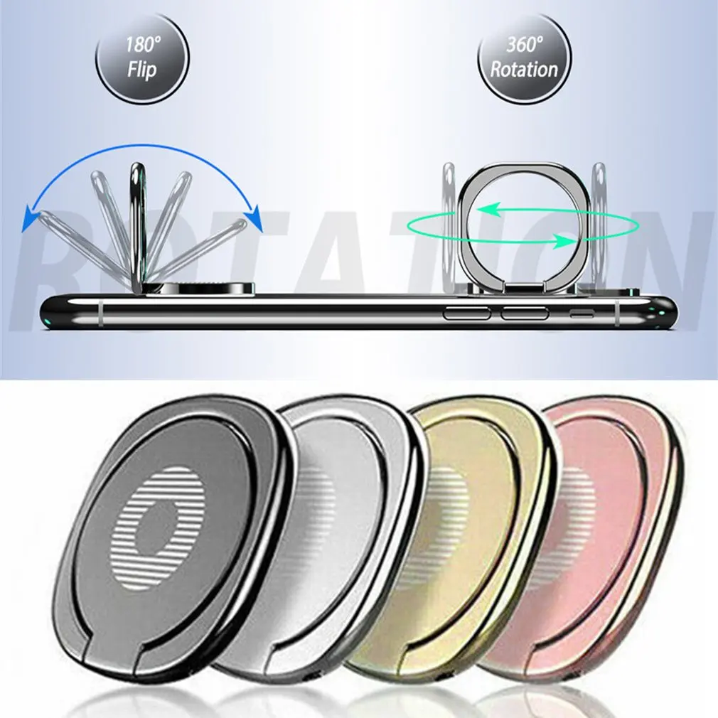Vinger Ring Houder 360 Graden Mobiele Telefoon Smartphone Vinger Stand Houder Ronde Telefoon Ring Auto Mount Stand