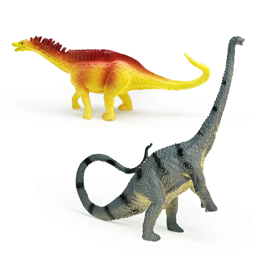 12PCS Jurassic Dinosaur Set VTriceratops, Pterosaurs, mosasaurs, stegosaurus Model Action Figures PVC Collection Kids Toy Gifts