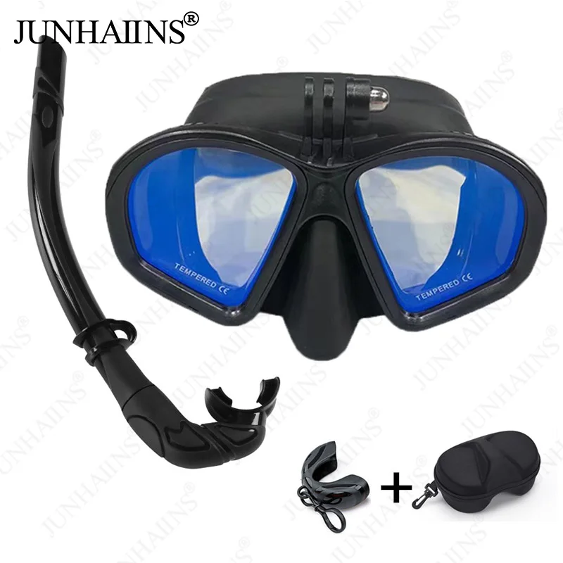 【Wielokolorowa】 Profesjonalna maska do nurkowania o niskiej objętości Maska do nurkowania ze szkła hartowanego Maska do nurkowania dla dorosłych Okulary do nurkowania Wodoodporne