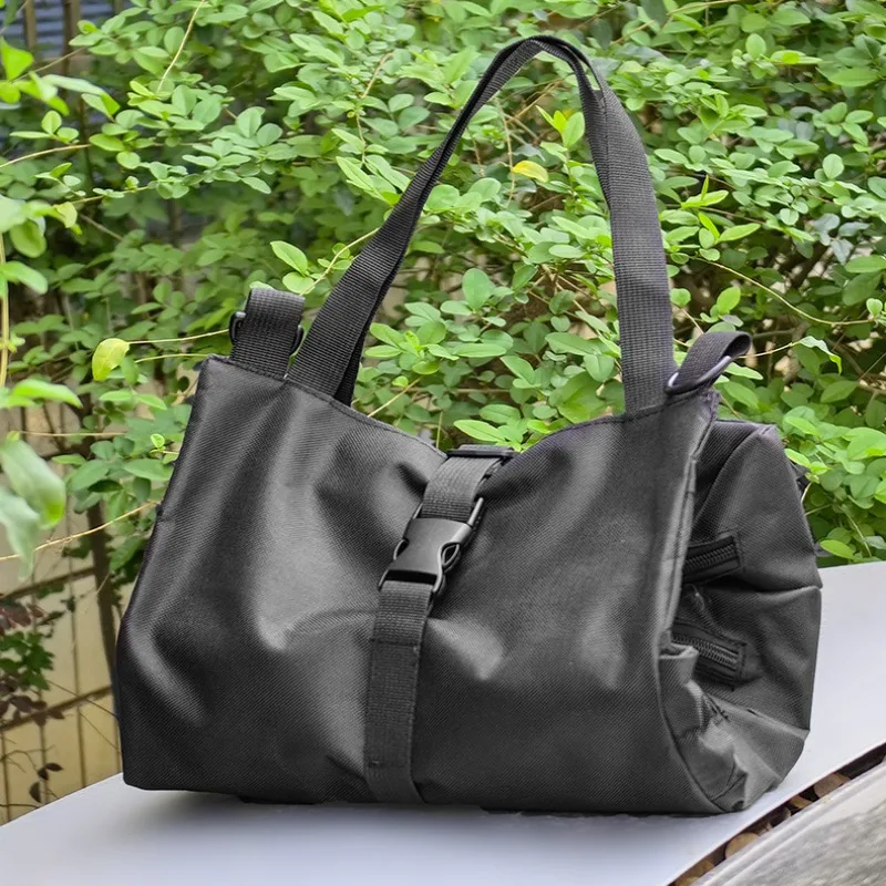 قطعة واحدة من حقيبة أدوات متماسكة شديدة التحمل - مقصورة متعددة، مقبض مريح لميكانيكا الكهربائيين - سحاب متين بسعة كبيرة