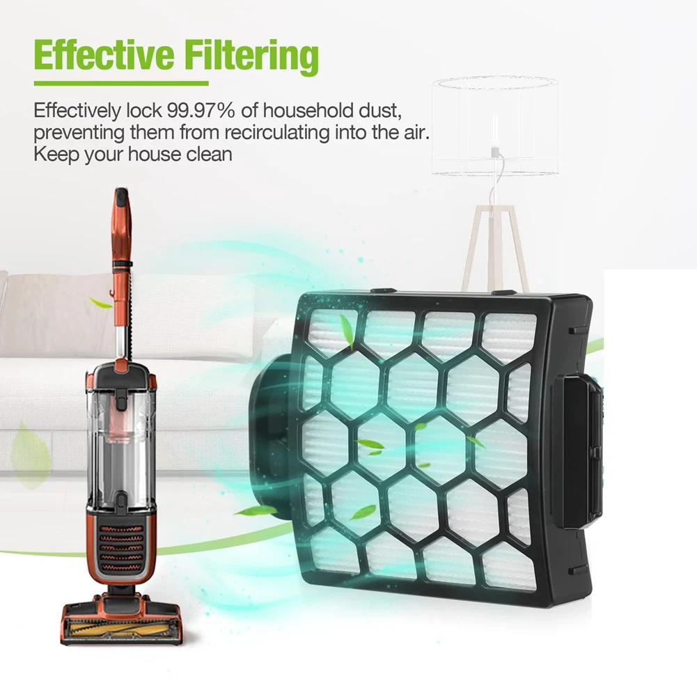 For Shark Navigator Pet Plus NV150 NV255 and Zero-M Self-Cleaning Brushroll Pet Pro ZU60 ZU62 Upright Vacuum Filter