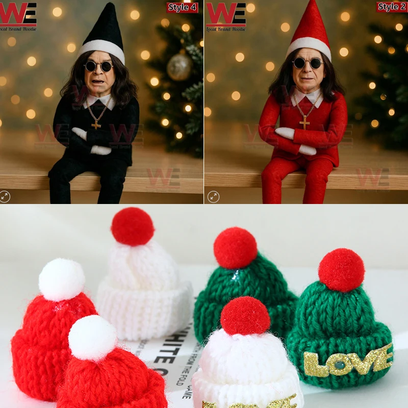 

！Oz Christmas Elf Doll Stuffed Anime Cotton Doll Soft Doll Cute Room Decoration Collection Kids Toys Birthday Gifts