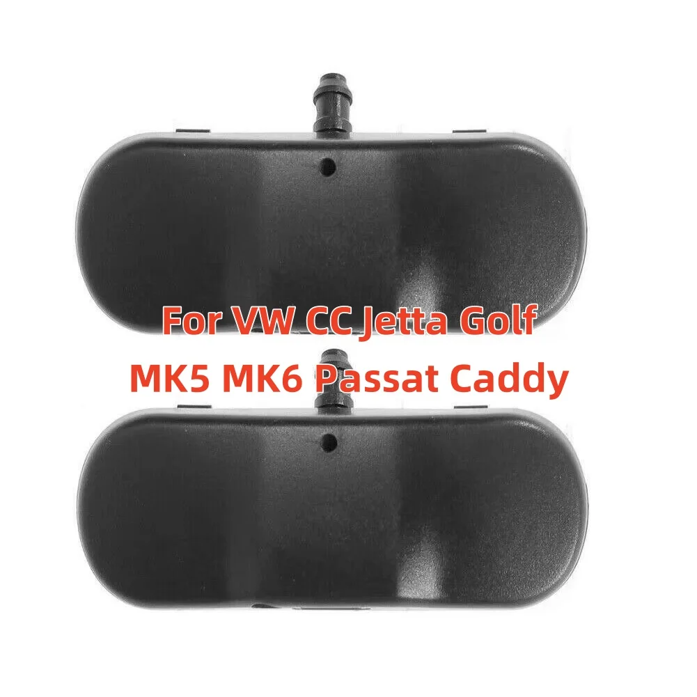 

2PC For VW CC Jetta Golf MK5 MK6 Passat Caddy Windscreen Washer Jet Spray Nozzle Replacement Car Windscreen Wipers Accessories