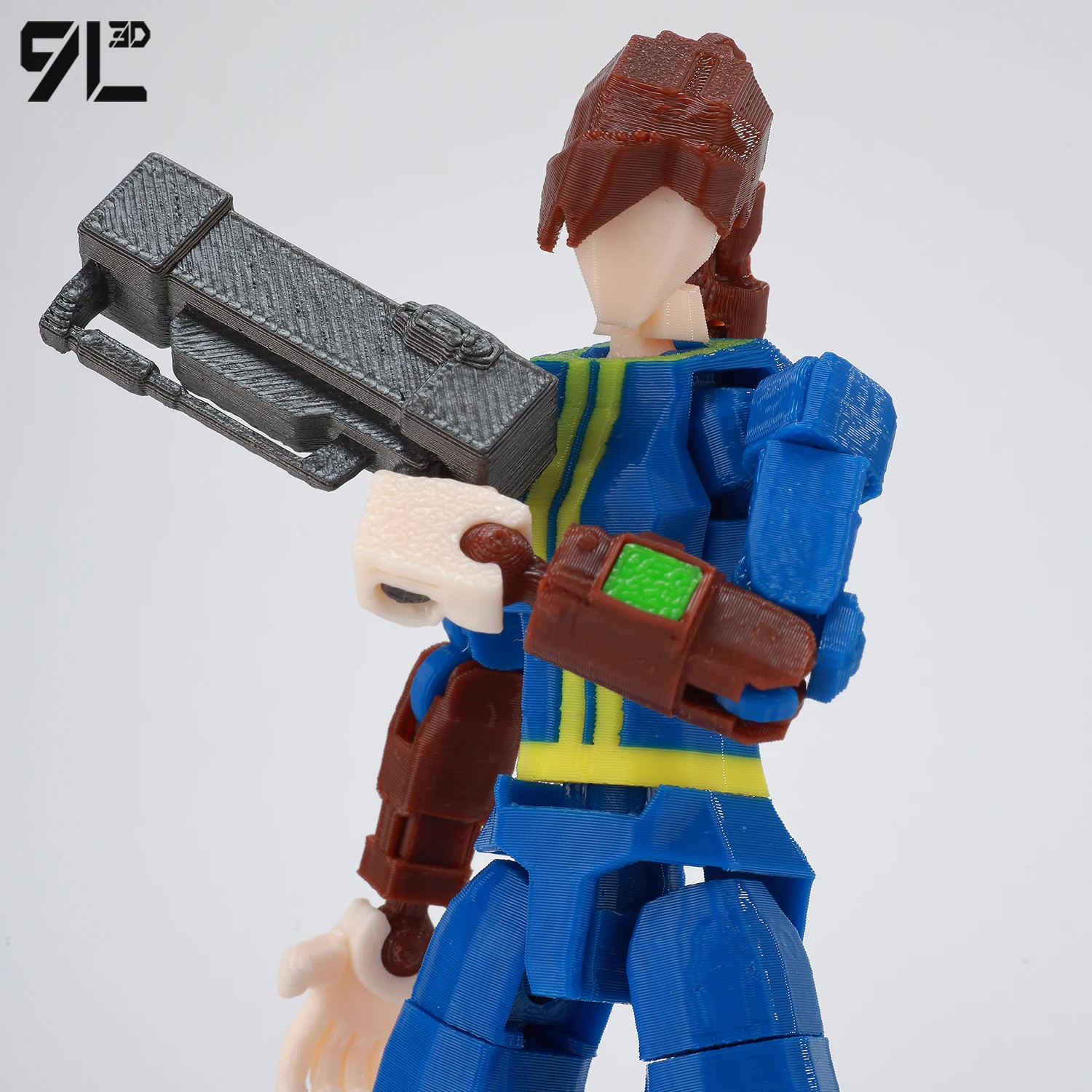 9L3D Titan13 FalloutNora Duo Figurki Akcji LUCKY13 Vault Dwellers Zestaw T13 Wieloskładnikowy Dummy13 Kolekcjonerskie Zabawki