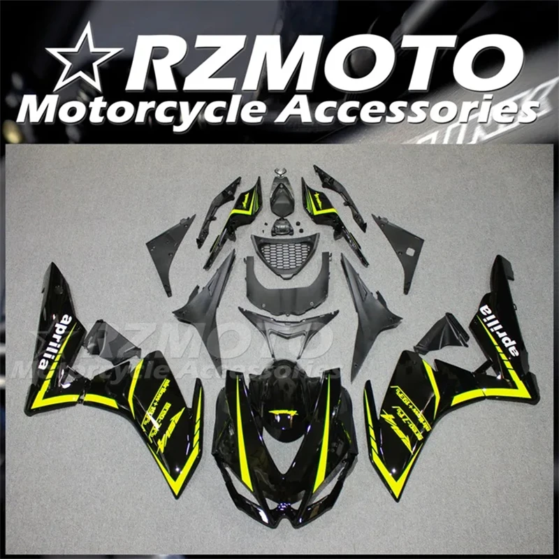 4Gifts New ABS Fairings Fit For Aprilia RSV4 RS1000 2009 2010 2011 2012 2013 2014 09 10 11 12 13 14 Bodywork Set Black Yellow