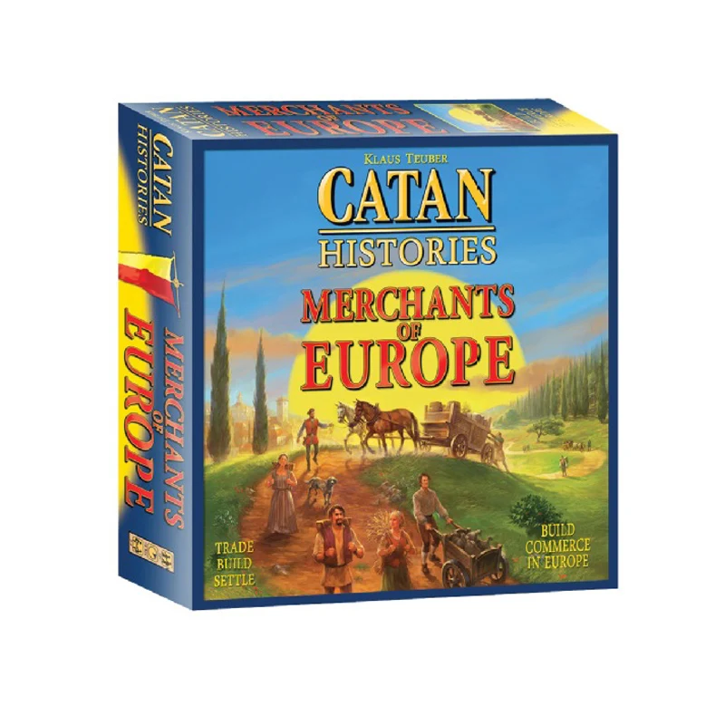 Experience the Excitement of CANTAN HISTORIES MERCHANTS OF EUROPE Board Game: Party Card Games for Leisure Toy Game Lovers