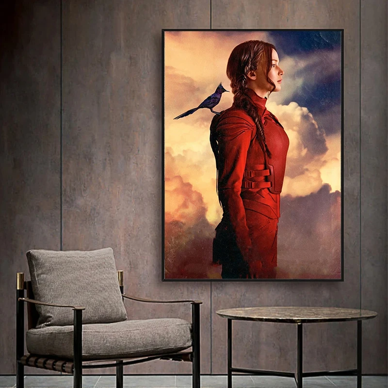 The Hunger Games Poster Classic movie poster Canvas Printing wall art decoration hanging painting For Home Living Room Art Decor