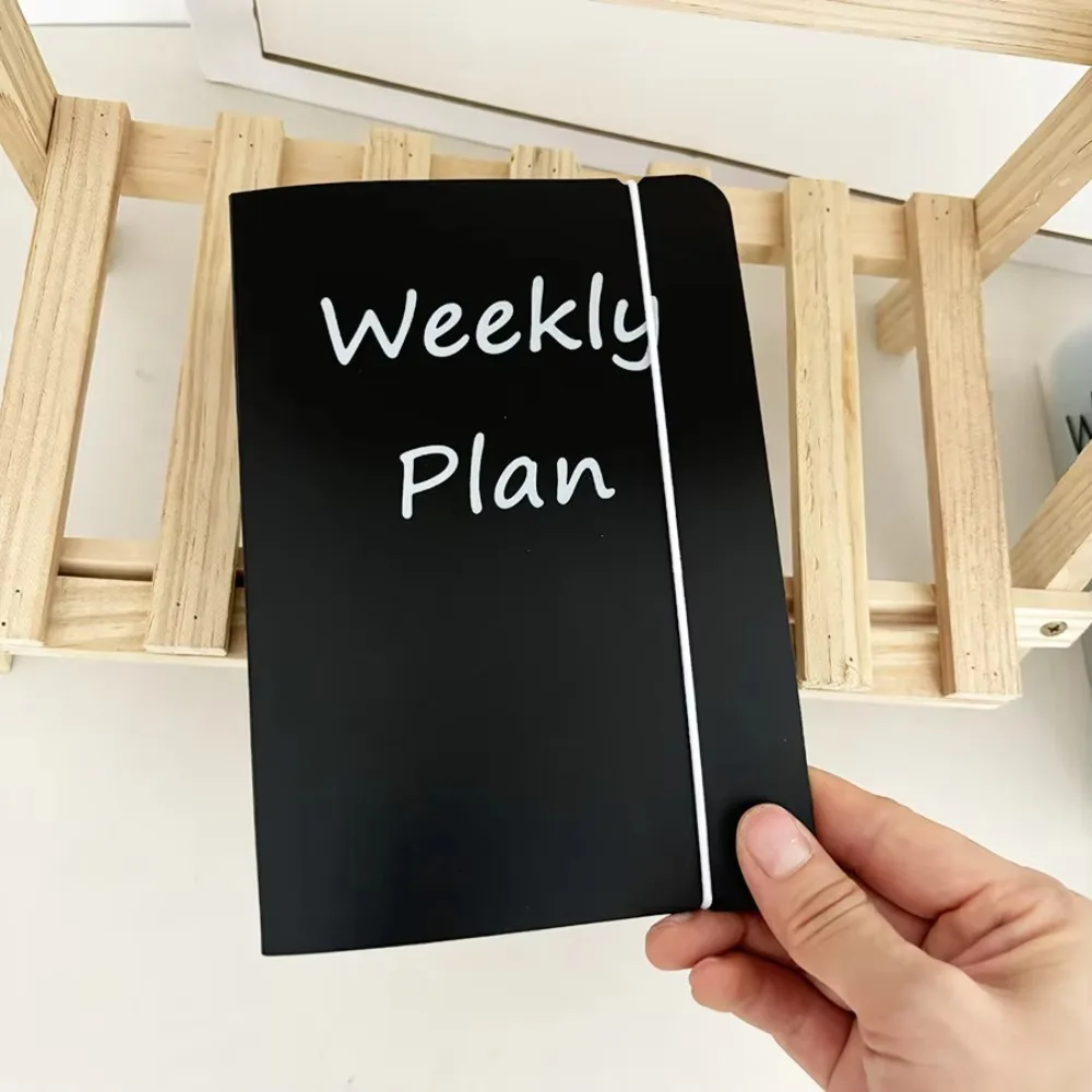 

Planner A 6 Size Loose Leaf Binder Weekly Cover Zipper Bag Zipper Design Monthly Wealth Management Receipt Storage