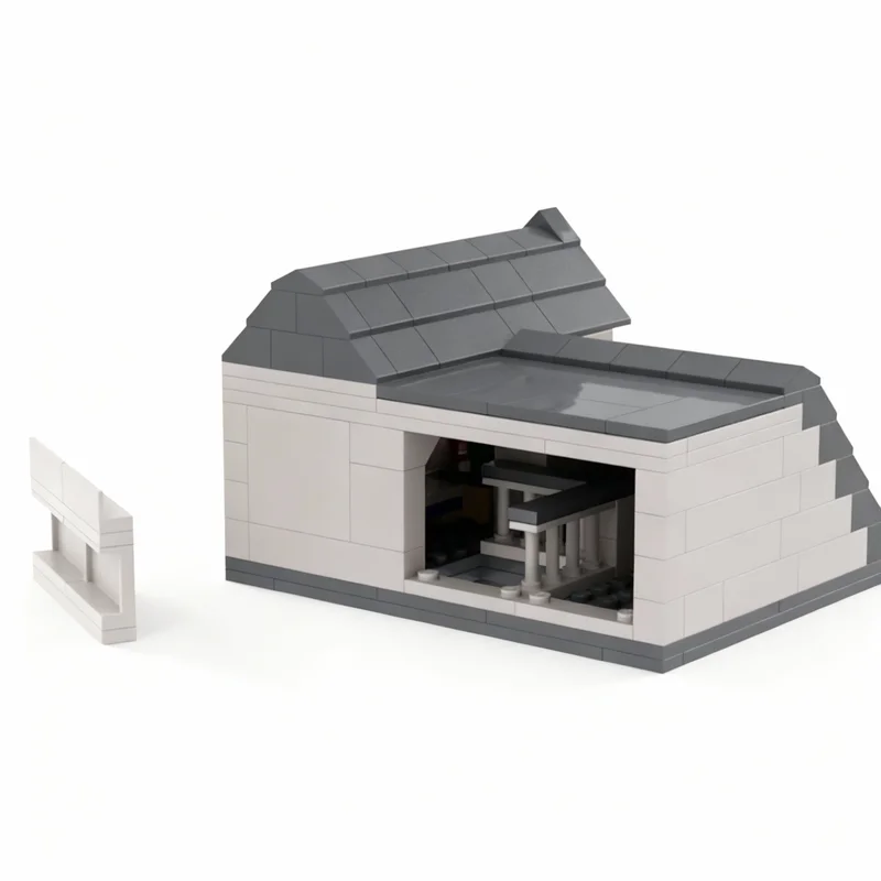 485 Pezzi MOC Modellino di Città Modulare, Blocchi da Costruzione, Giocattolo Educativo Creativo, Regalo di Natale