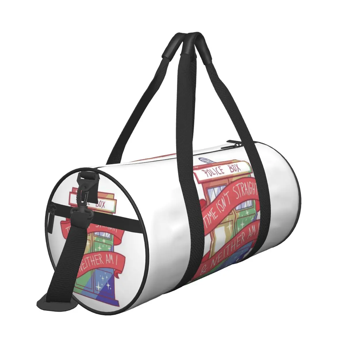 Hot Sale Time Isn T Straight And Neither Am I Travel bag Lake Camping Short Business Bag