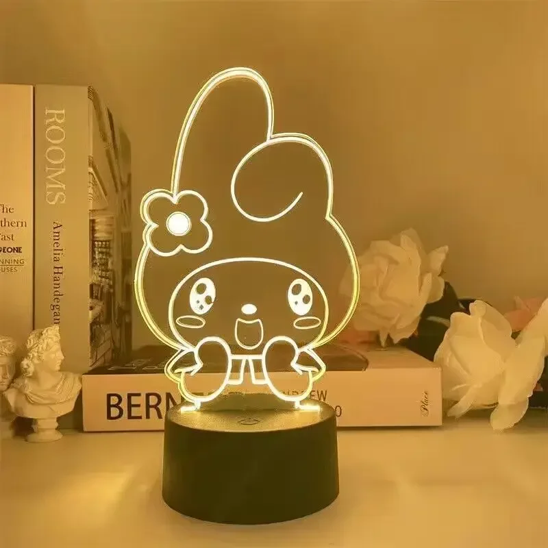 Hot Kawaii 3d Nachtlampje Cinnamoroll Mijn Melodie Hello Kitty Dromenvanger Pot Slaapkamerverlichting Decoratie Voor Meisjes Cadeau