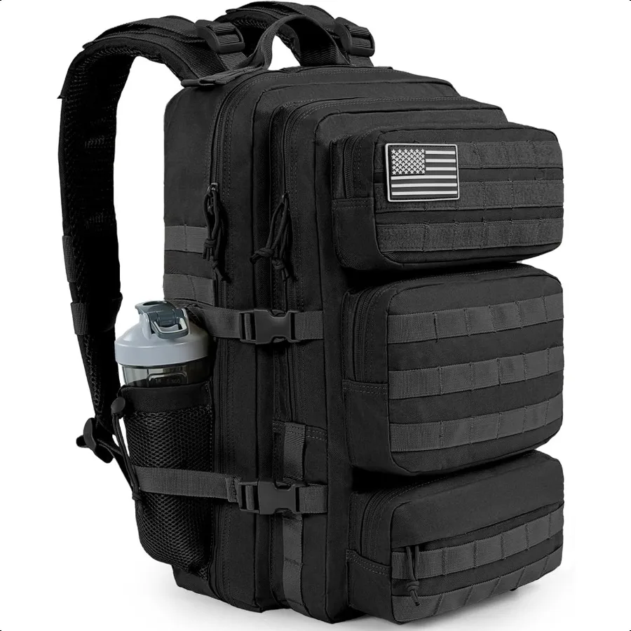 

50L Military Tactical Backpack Large Day Backpack for Men Molle Army 3 Days Assault Pack Bug Out Bag Water Resistant and Heavy