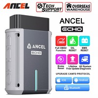 ANCEL Echo OBD2 OBD2 Automotive Scanner Bidirectional Oil EPB BMS Reset All System OBD 2 Car Diagnostic Tools for iOS Android