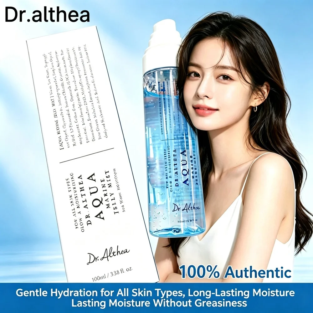 Dr Althea Aqua Marine Jelly Mist Hydrating Face Mist Setting Spray Moisturizing Korean Skin Care Sensitive Skin Vegan Glow Ultra