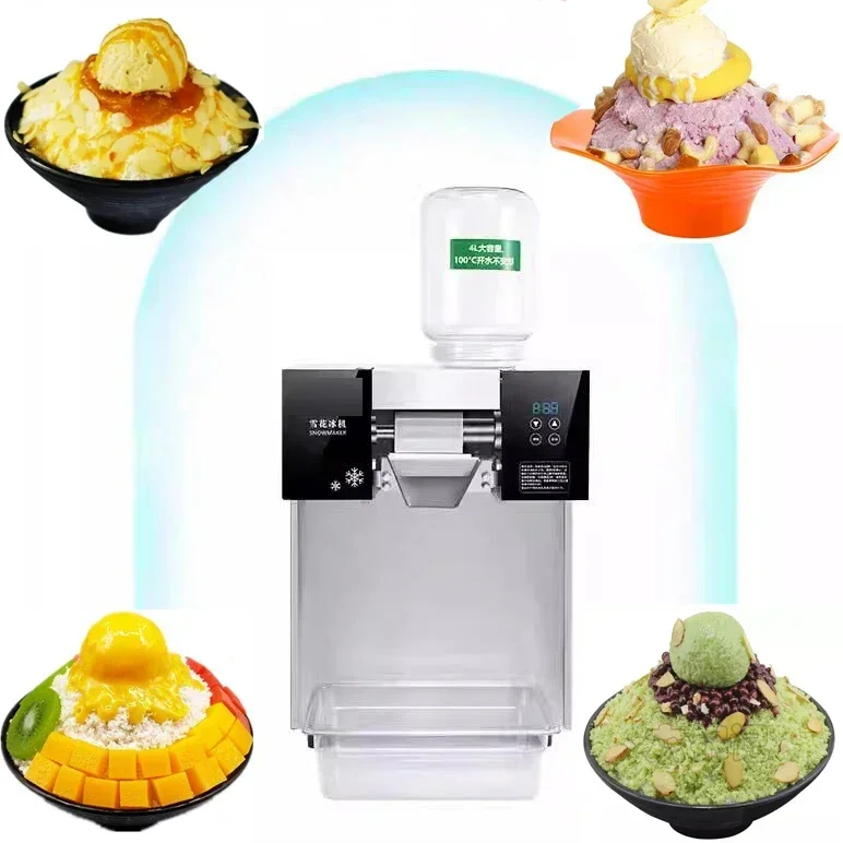2025Competitive price 110V 220V Bingsu shaved machine electric snow ice shaver maker Shaved Snow flake Machine