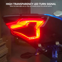 Integrated LED Taillight for Yamaha MT-07/09 R3 R25 Y15 V1 V2 Red Stop Lamp Rear Brake And Turn Signal Light