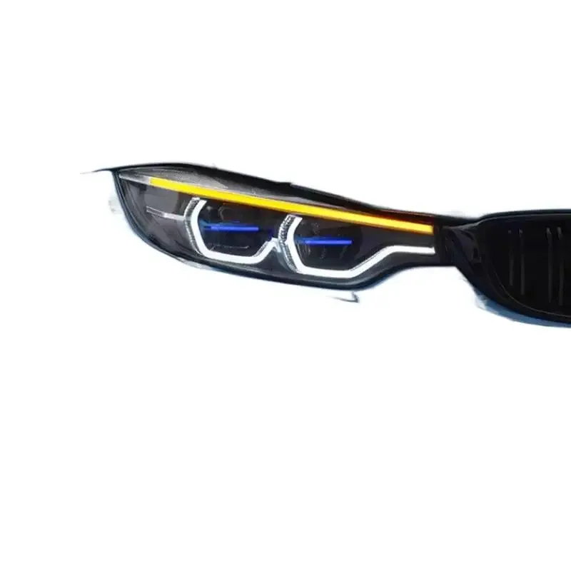 Dedicated to (B M W) 4 Series F32 headlight assembly, 2013-2020 models, laser lens LED daytime running turn signal lamp