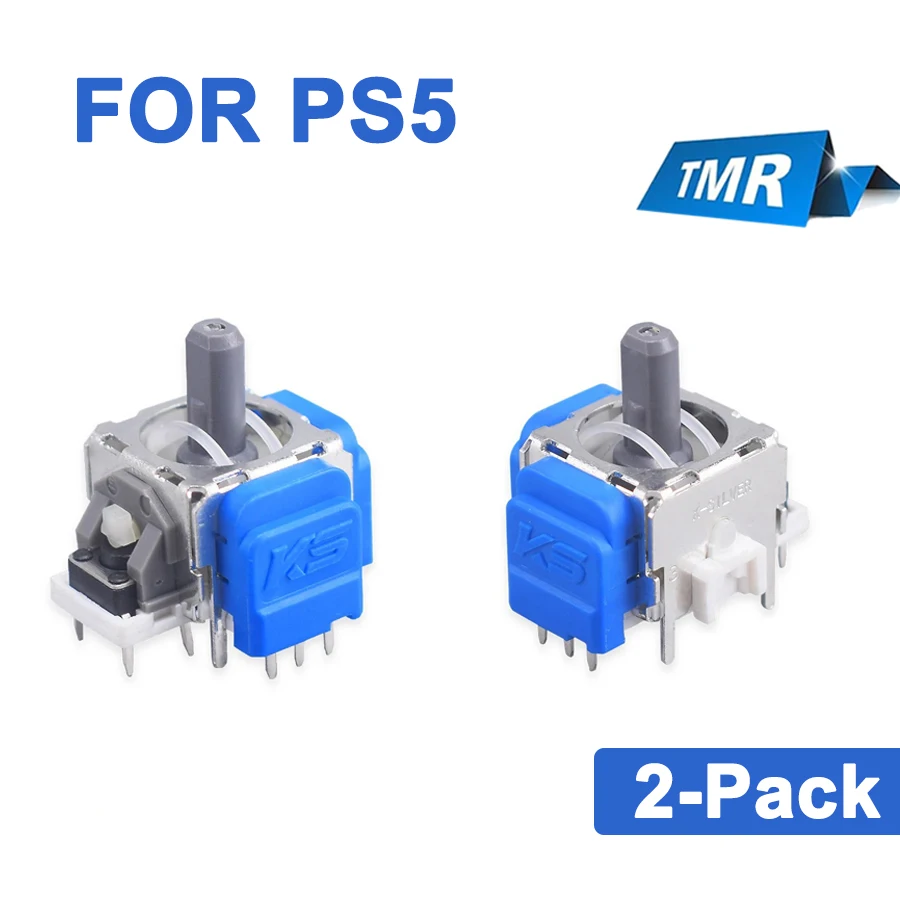 TMR Elektromagnetischer Joystick für PS5-Controller, Thumbstick No-Drift, Upgrade-Ersatzset, Gamepad, 3D-Analogsensor-Zubehör