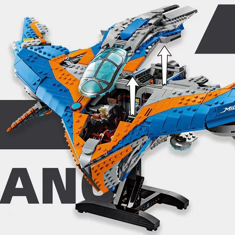 2025NEw2090pcs Super Fighter Revenger  The Milano Spaceship Galaxy Fit 76286 Blocks Christmas Birthday Gifts For Adults Children