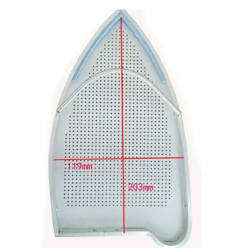 Suitable for electric iron parts, aluminum anti-scald protective sleeve, iron shoelace, silicone edge 2128 203X119mm