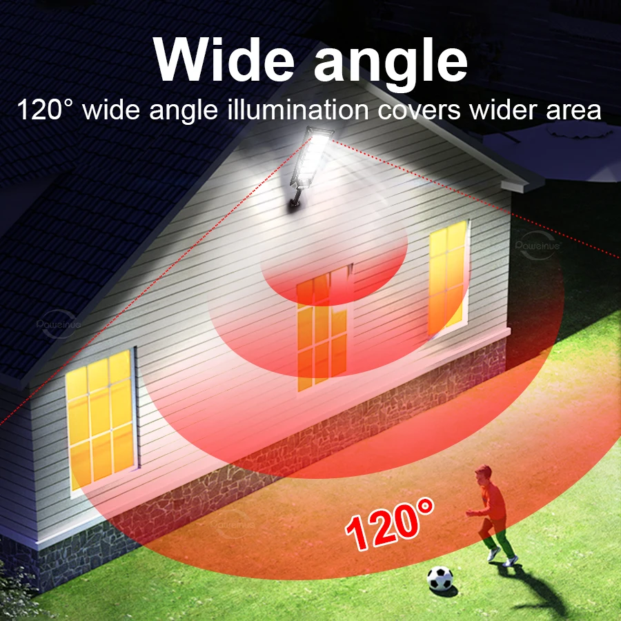 980000000LM Super Bright Outdoor Solar LED Light 60000W High Power Outdoor Wall Lamp Security Solar Lamp Lighting for Garden