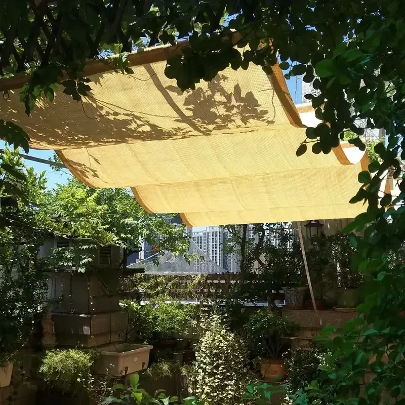 Outdoor Telescopic Awning Garden Swimming Pool UV Block Sun Shade Sail Pergola Retractable Wave Sunshade Sail