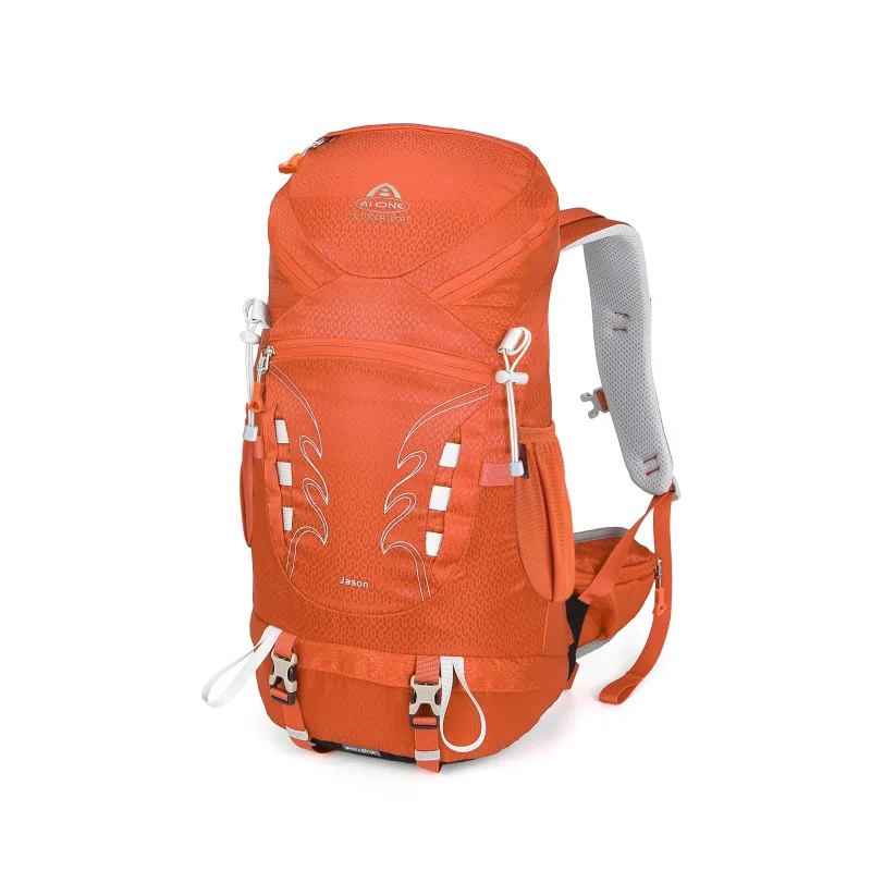Aione mochila para caminhadas ao ar livre, ultraleve, grande capacidade, 36l, masculina, feminina, viagem, à prova d'água, resistente ao desgaste, bolsa de ombro para escalada
