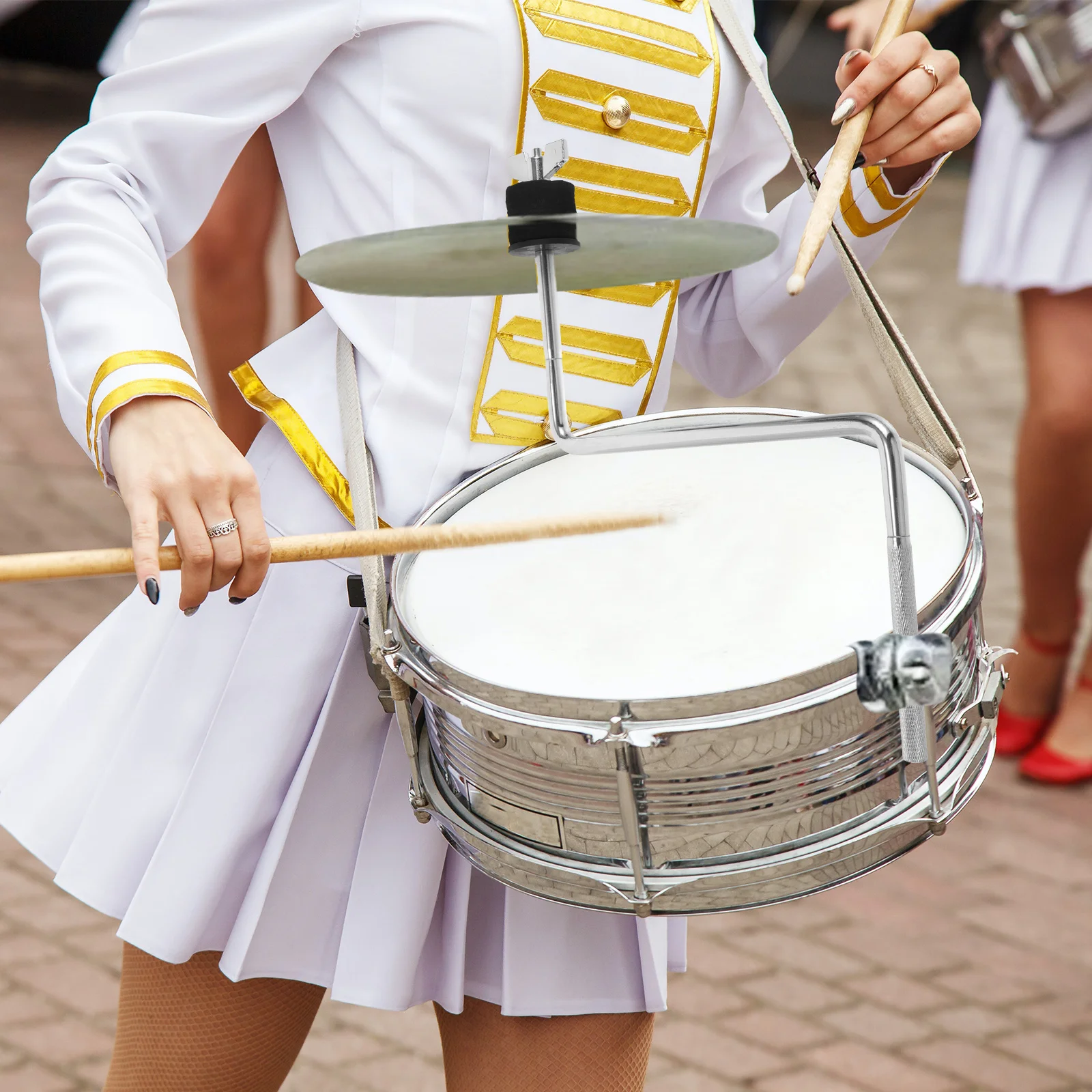 

1Set Cymbal Replacement Kit Drum Accessories Durable Felt Pad Compatible Drum Set Gadgets Hi-Hat Clutch Disc Nuts