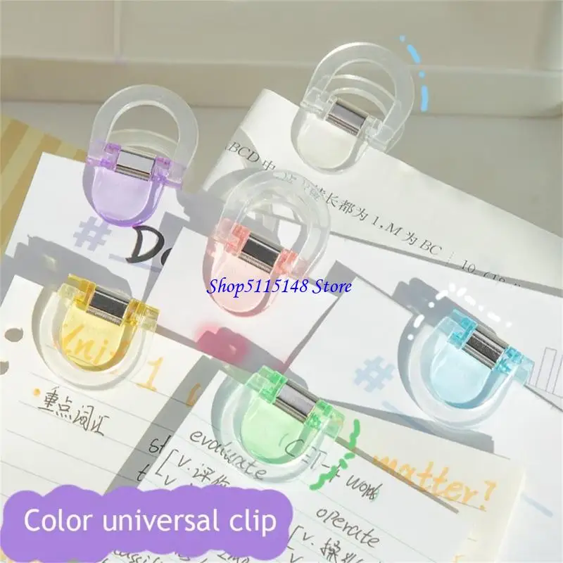 F3MA 4/12pcs Clip carta a cavallo morsetto carta per sacca alimentare Dranaggio per fotografie Clip carta colorata per