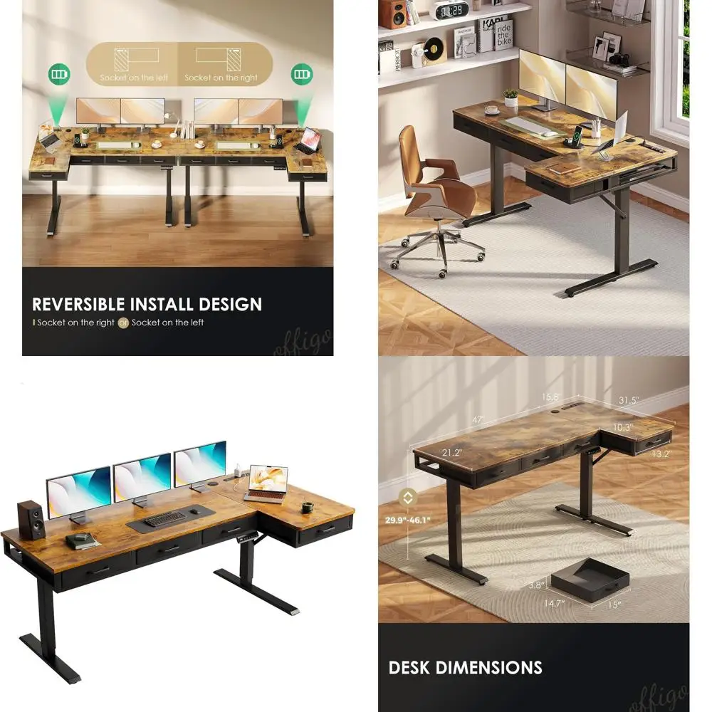 63 L-Shaped Electri…