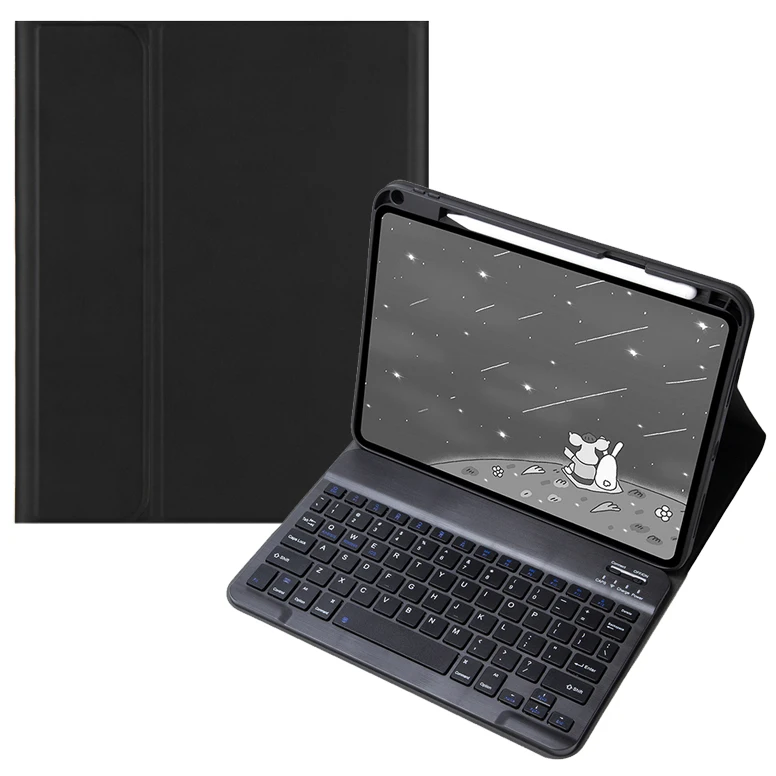 

Funda for Xiaomi Redmi Pad 2 Pro 12.1 Keyboard Case with Pencil Holder Coque for Xiaomi POCO Pad M1 12 1 Tablet Cover 12.1 inch