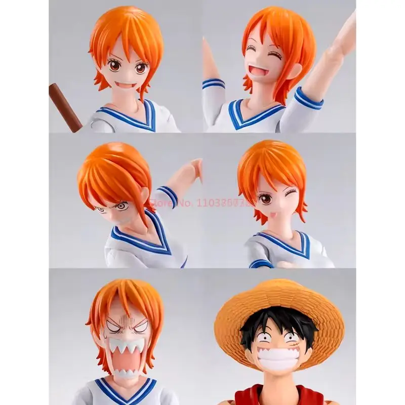 ใหม่ 100% Original Bandai Shf Sh Figuarts One Piece Nami โรแมนติก Dawn Action Figures ของเล่น Figura คอลเลกชันของขวัญ