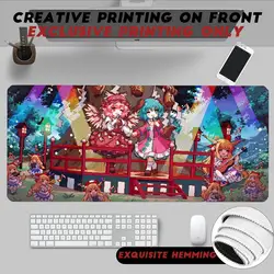 Mouse Pad kaymaz kauçuk kenar kilitleme mousepads oyun paspaslar sevimli yönetim Touhou Mystia dizüstü PC bilgisayar için Izakaya