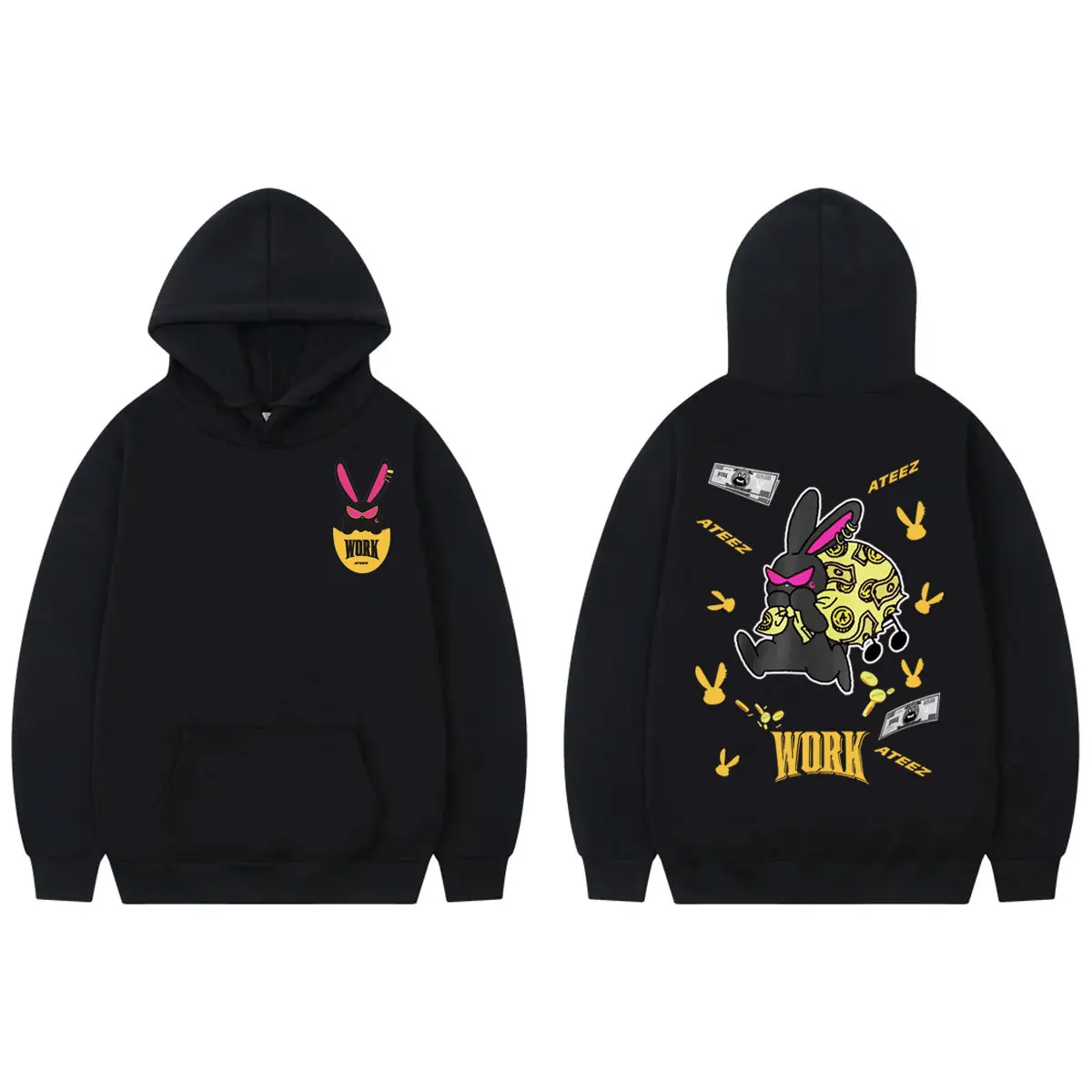 

Kpop Band Ateez Golden Hour Graphic Hoodie Fashion Hip Hop Y2k Clothing Hooded Sweatshirts Men Women Casual Oversized Pullovers