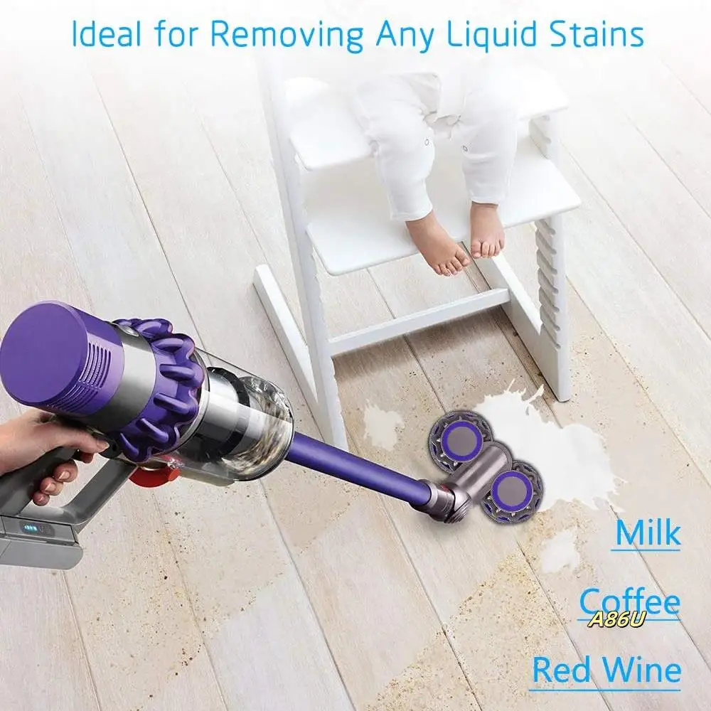 

Электрическая напольная насадка для пылесоса Dyson V7 V8 V10 V11, детали для влажной и сухой уборки с резервуаром для воды, насадка для швабры, подушечки для швабры