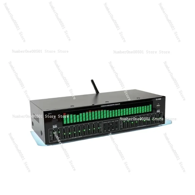 Professional EQ Equalizer Bluetooth 5 4 Optical Coaxial Digital Audio Decoder USB Player HiFi Preamplifier for BrandX
