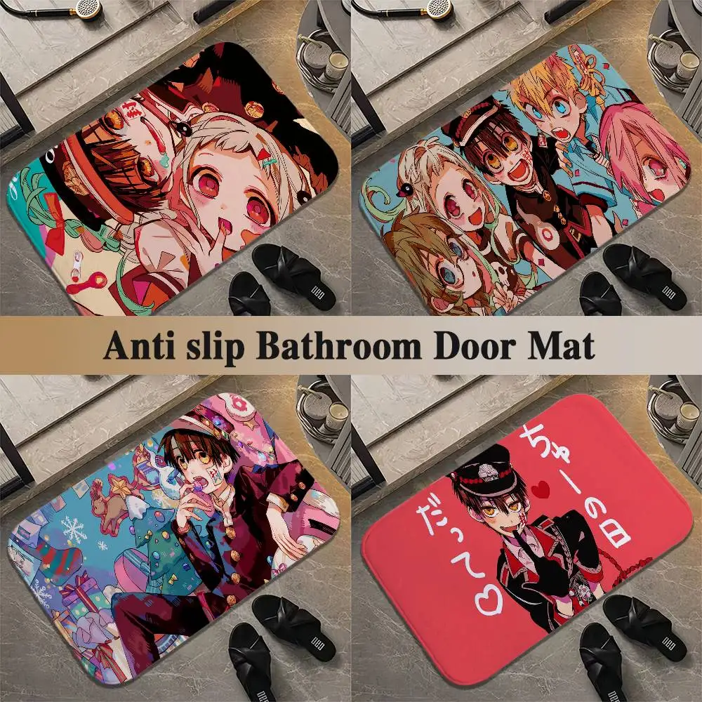 

Jibaku Shounen Hanako-kun Floor Mat Printed Large Carpets Living Room And Bedroom Carpets Bathroom Anti Slip Door MATS Small