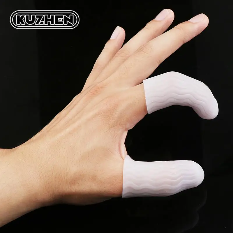 Silicone Finger Protector Sleeve Cover Anti-cut Heat Resistant Finger Sleeves Great Cooking Kitchen Tools