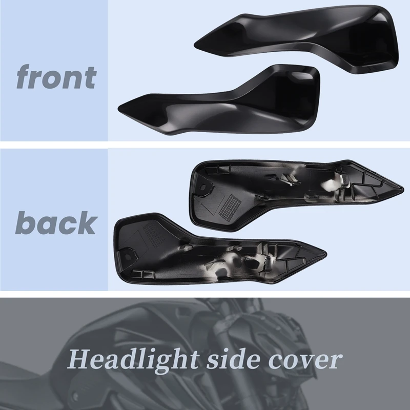 Motorcycle Headlight Fairing Upper Nasal Mask Front Steering Signal Bracket For YAMAHA MT-07 MT07 2021-2023