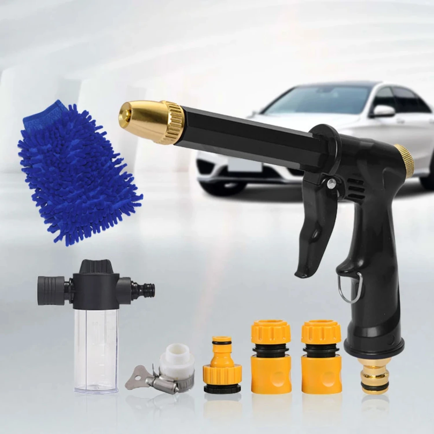 

High Pressure Water Gun Water Spray Guns Kit Car Sprinkler Foam Cleaning Washer Cleaner Car Washing Watering Irrigation