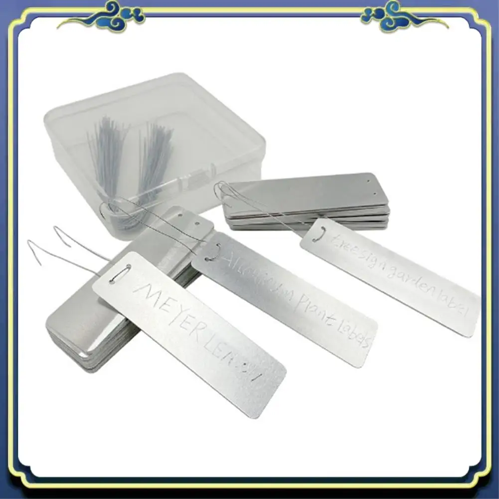 

Latest 100Pcs Aluminum Plant Labels, Metal Plant Tags, Tree ID Tags Plant Aluminum Tag Round Art Aluminum Tag