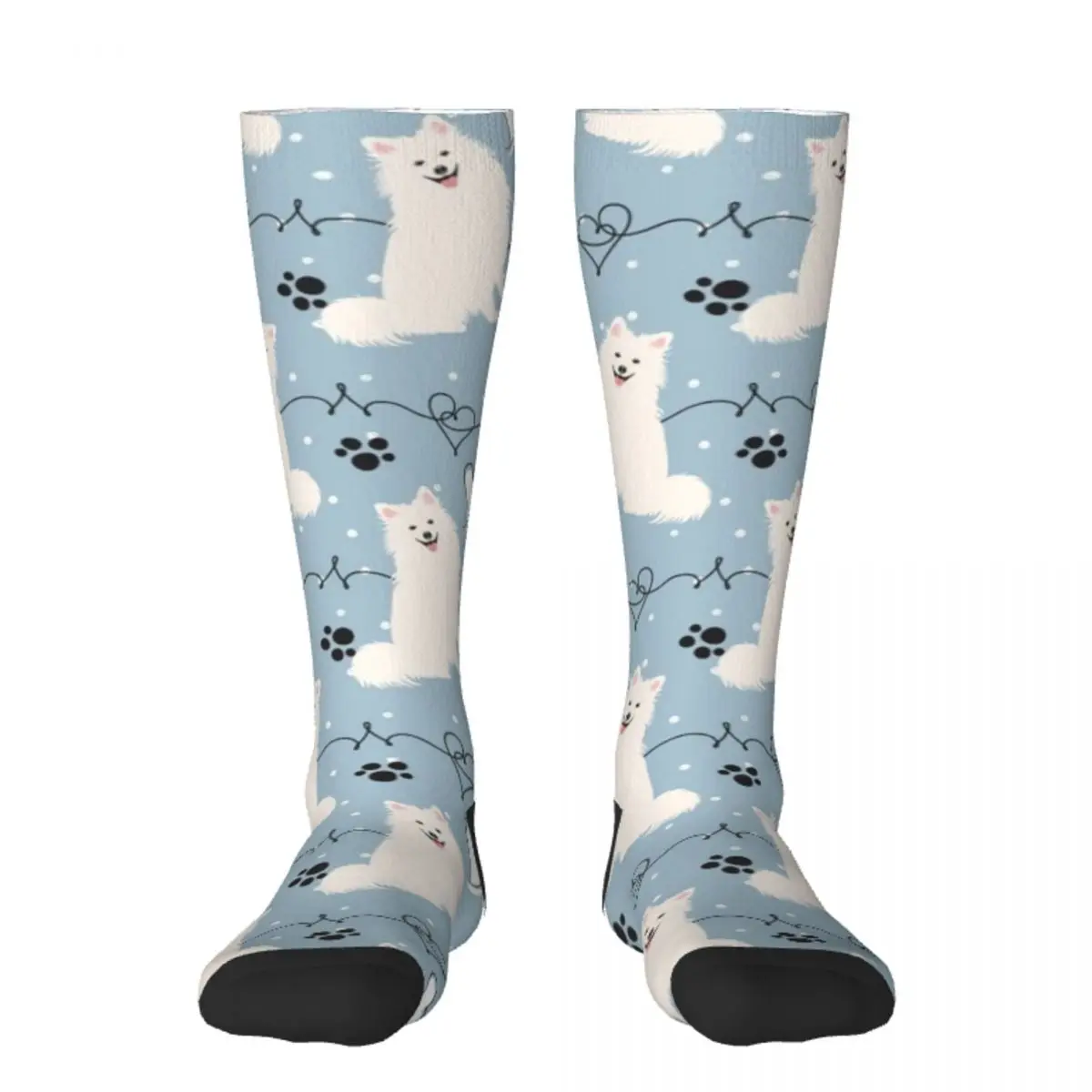 LOVE American Eskimo Dog Socks cute Heating sock Running Boy Child Socks Women's