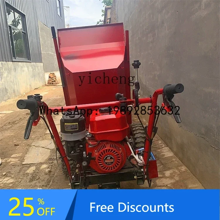AB  hand-pushed gray bucket car Orchard breeding factory construction site brick dump truck factory direct sales