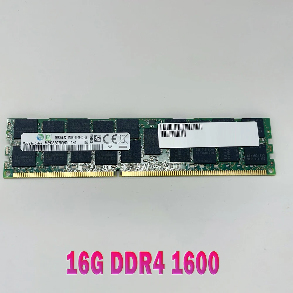 

1 шт. 16 Гб 2Rx4 PC3-12800R ECC REG Серверная память для Samsung RAM M393B2G70QH0-CK0 16G DDR4 1600