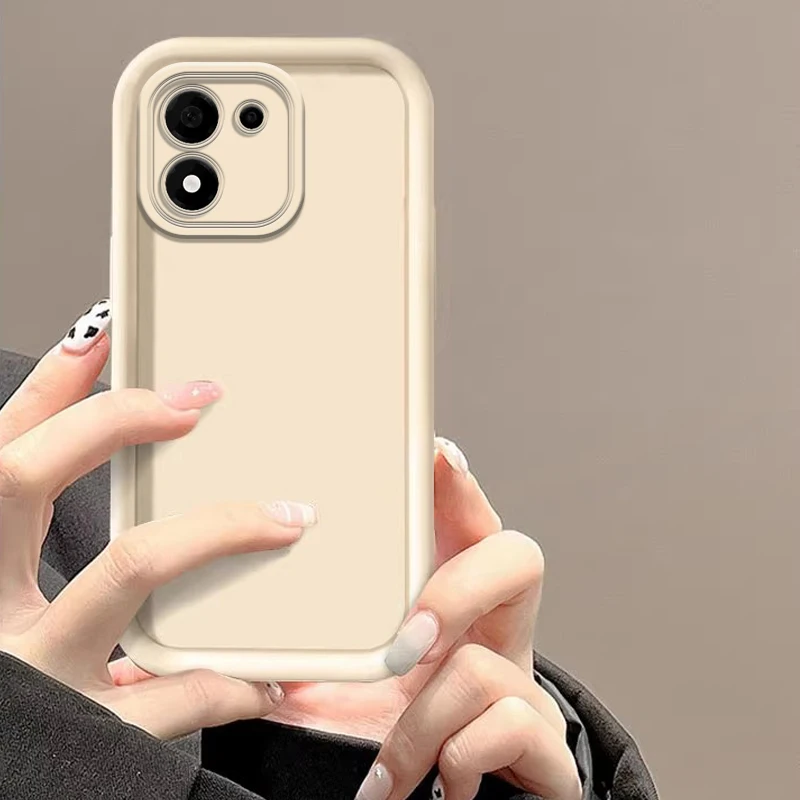 Funda de silicona gruesa y resistente a golpes para el teléfono, con diseño de ojo de ángel y protección completa, compatible con el modelo Honor 600.